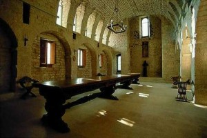 The scriptorium of Fonte Avellana, a monastery in Italy, established around 980 AD. (Courtesy of http://www.turismo.marche.it/)