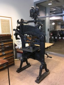 The Columbian hand press