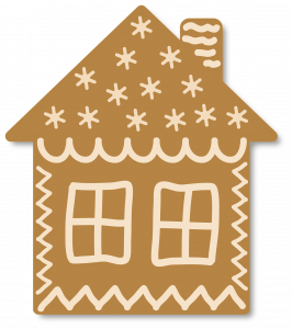 Cartoon Gingerbread House