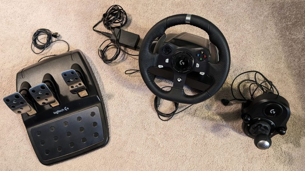 Logitech G920 Steering Wheel, Pedals, and Shifter – $230 – dartlist