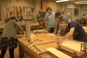 DBA members spent the winter in the Dartmouth woodshop building equipment