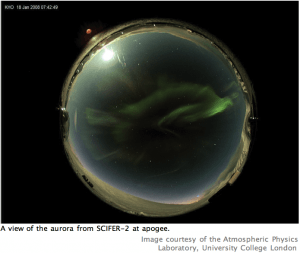 view of aurora from SCIFER-2