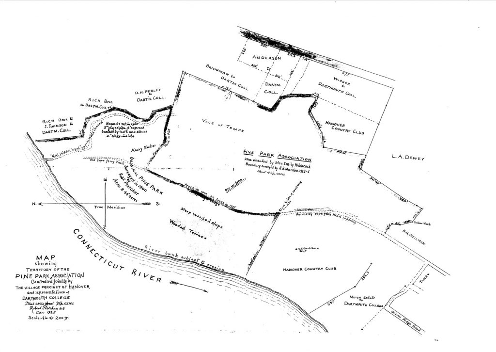 1925 Pine Park and Country Club Property Boundaries