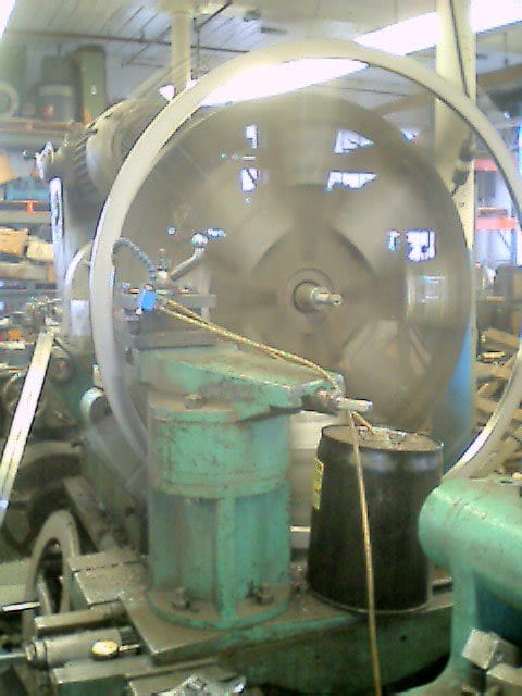 This is the large flange that gets welded onto the door.