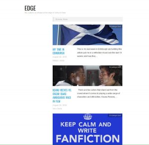 Edge website screenshot